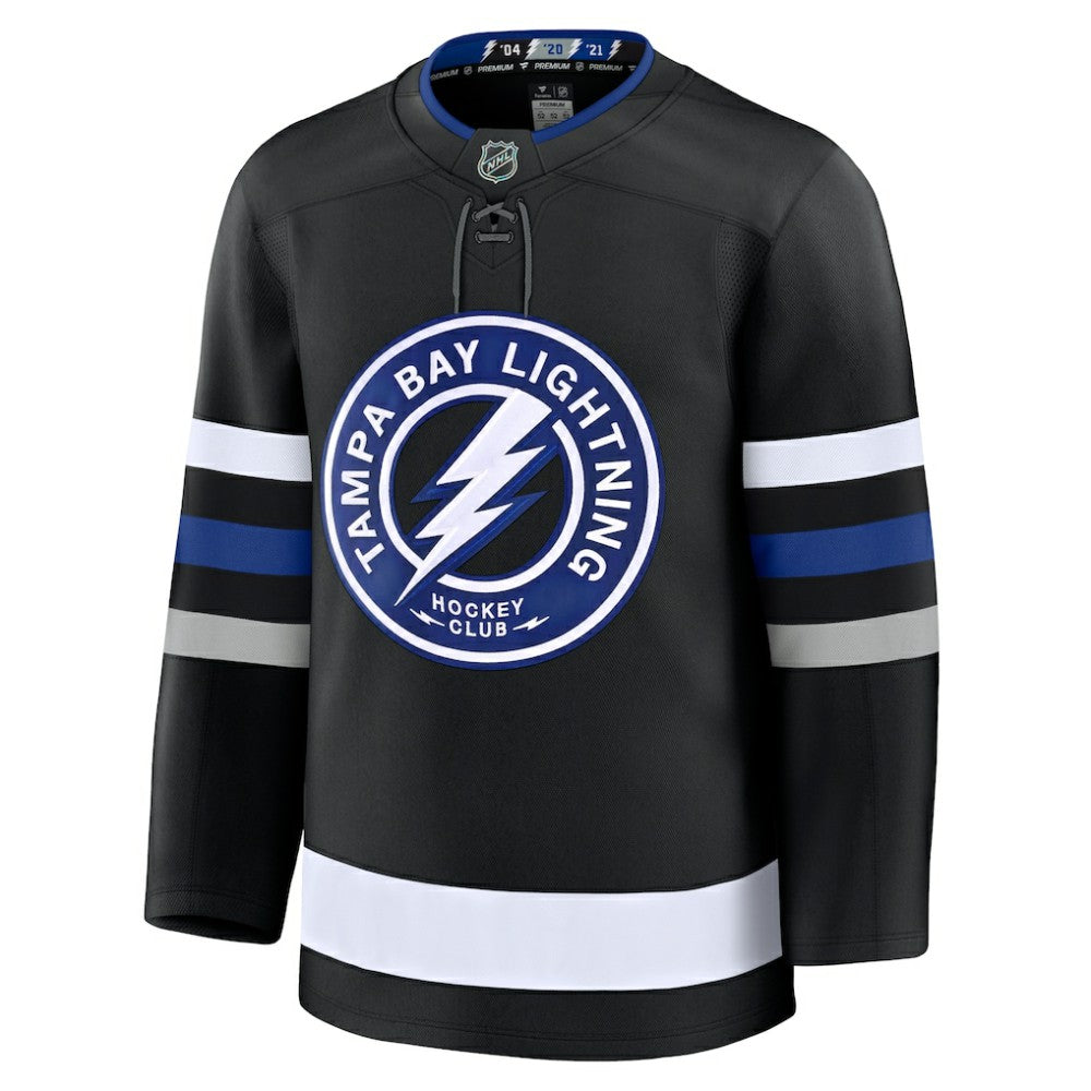 Tampa Bay Lightning Fanatics Alternate Premium Jersey - Black | NHL Jerseys