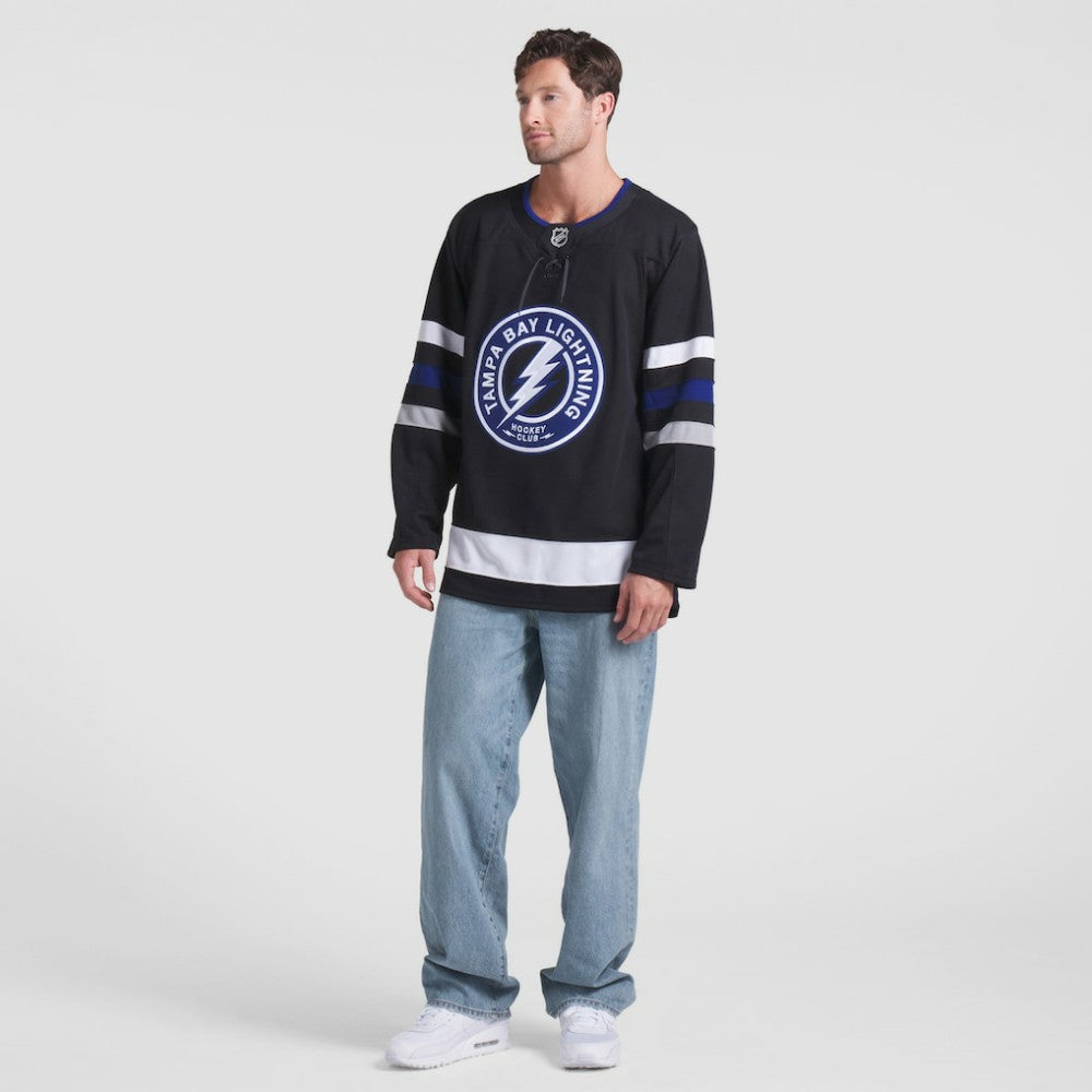 Tampa Bay Lightning Fanatics Alternate Premium Jersey - Black | NHL Jerseys