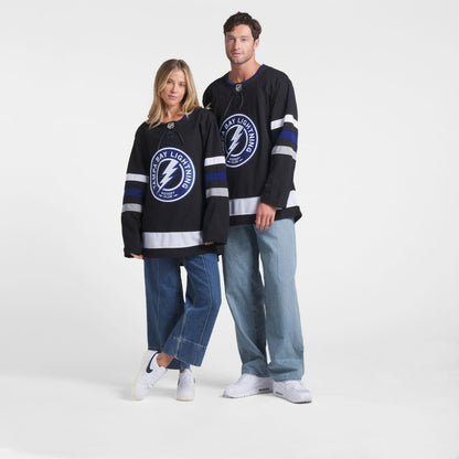 Tampa Bay Lightning Fanatics Alternate Premium Jersey - Black | NHL Jerseys