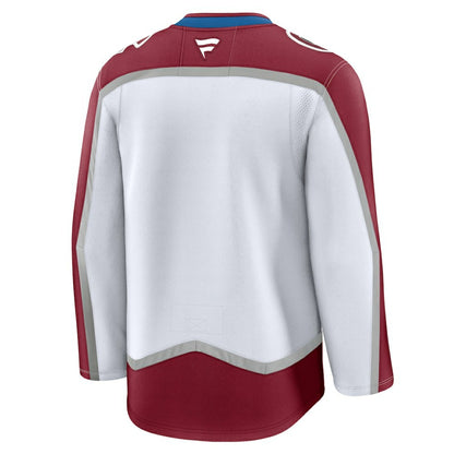 Colorado Avalanche Fanatics Away Premium Jersey - White | NHL Jerseys