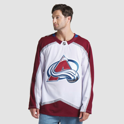 Colorado Avalanche Fanatics Away Premium Jersey - White | NHL Jerseys