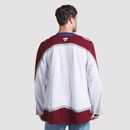 Colorado Avalanche Fanatics Away Premium Jersey - White | NHL Jerseys