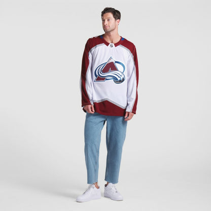 Colorado Avalanche Fanatics Away Premium Jersey - White | NHL Jerseys