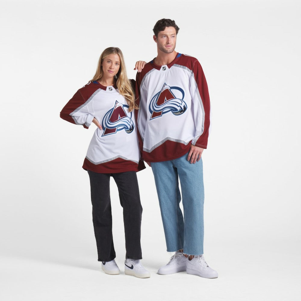 Colorado Avalanche Fanatics Away Premium Jersey - White | NHL Jerseys