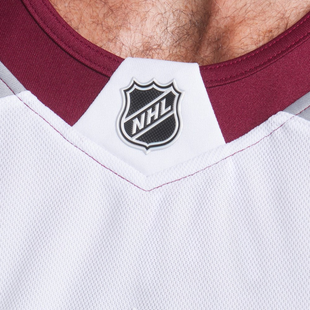 Colorado Avalanche Fanatics Away Premium Jersey - White | NHL Jerseys
