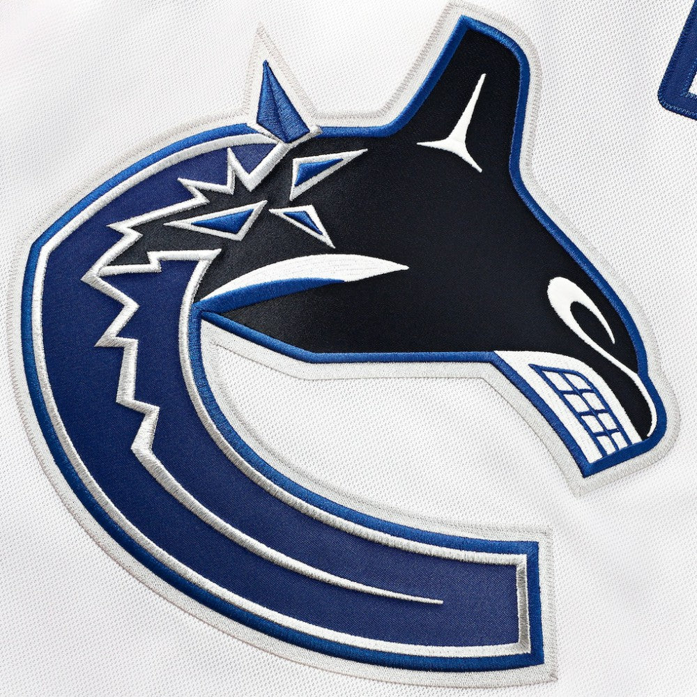 Vancouver Canucks Fanatics Away Premium Jersey - White | NHL Jerseys