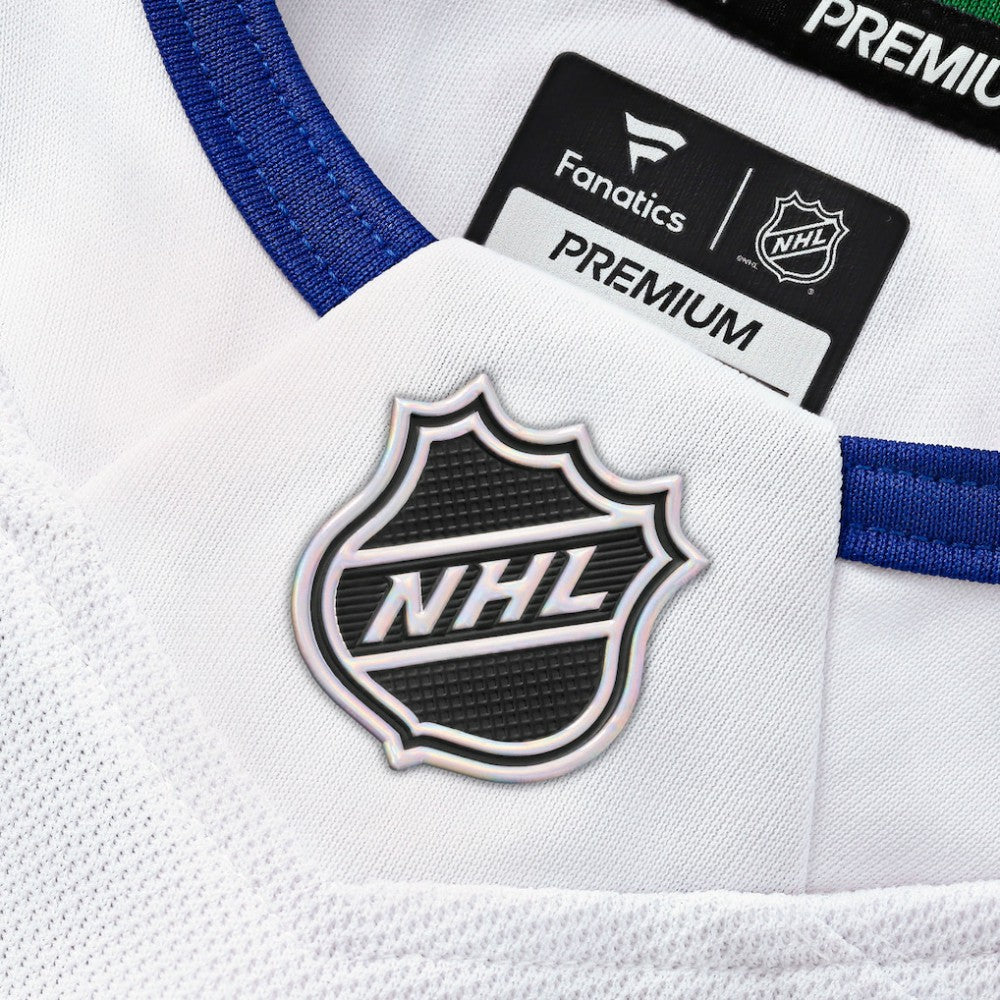 Vancouver Canucks Fanatics Away Premium Jersey - White | NHL Jerseys