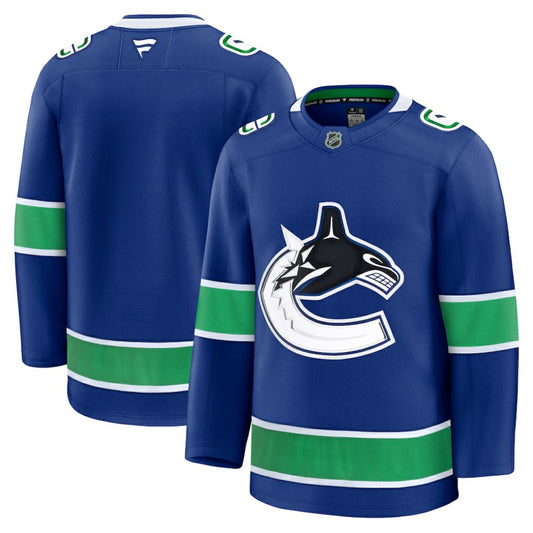 Vancouver Canucks Fanatics Home Premium Jersey - Blue | NHL Jerseys