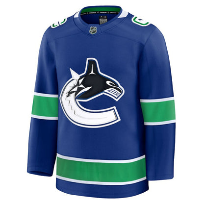 Vancouver Canucks Fanatics Home Premium Jersey - Blue | NHL Jerseys