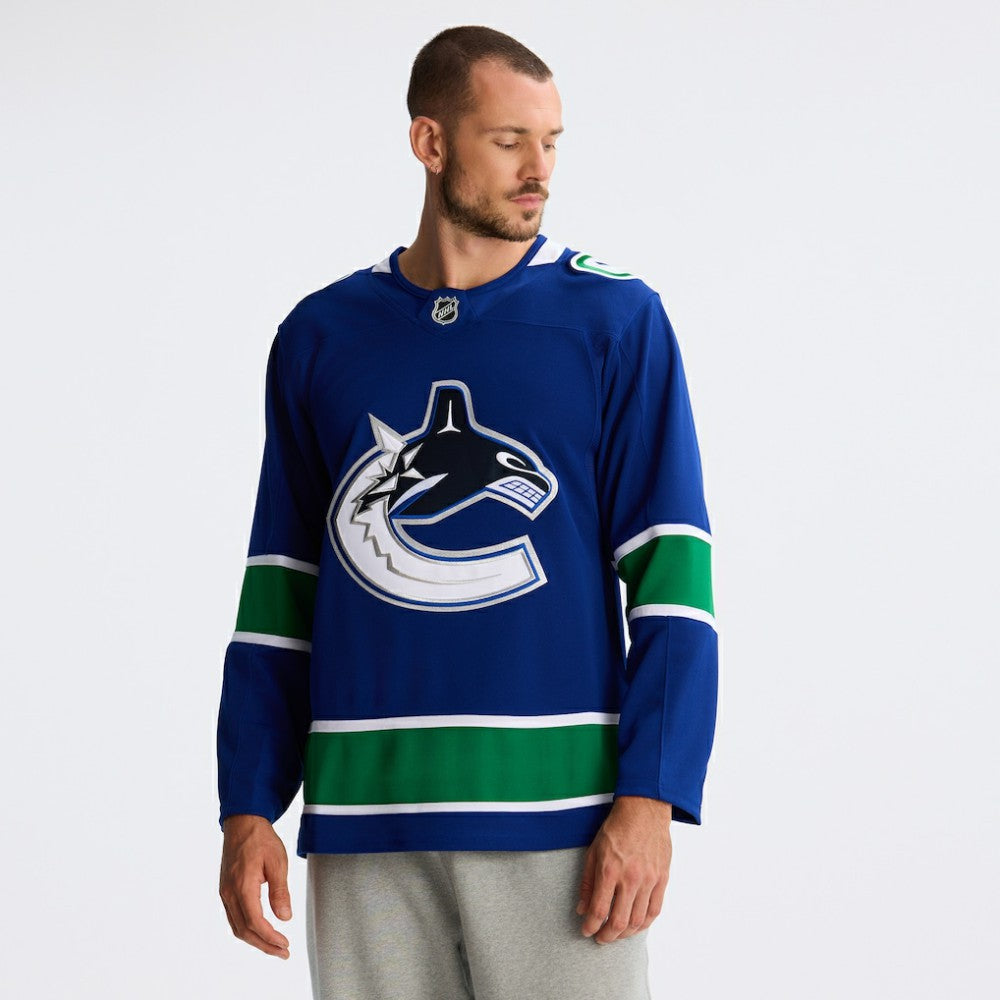 Vancouver Canucks Fanatics Home Premium Jersey - Blue | NHL Jerseys