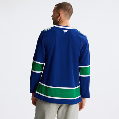 Vancouver Canucks Fanatics Home Premium Jersey - Blue | NHL Jerseys