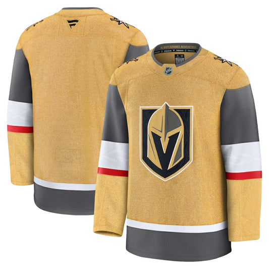 Vegas Golden Knights Fanatics Home Premium Jersey - Gold | NHL Jerseys