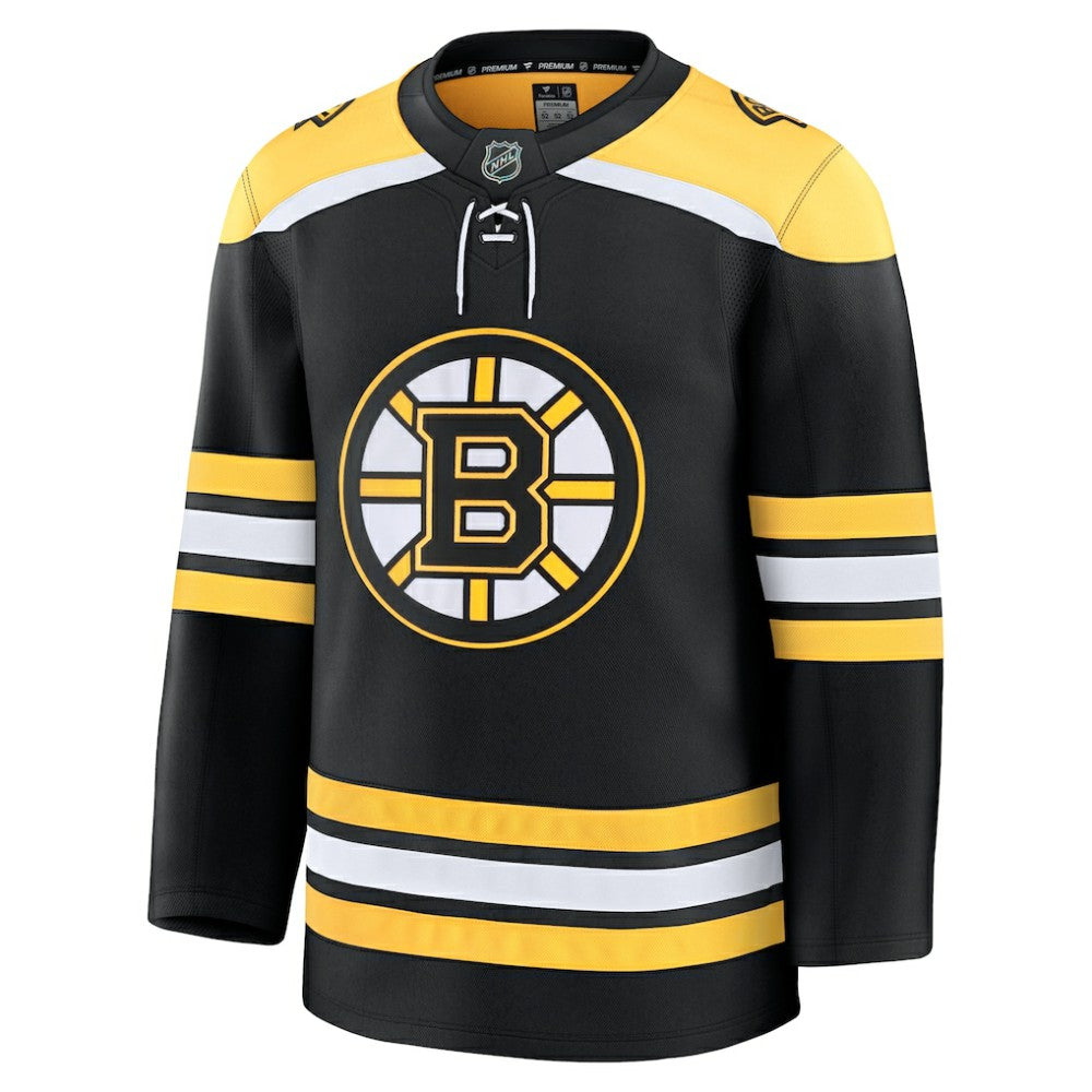 Boston Bruins Fanatics Home Premium Jersey - Black | NHL Jerseys