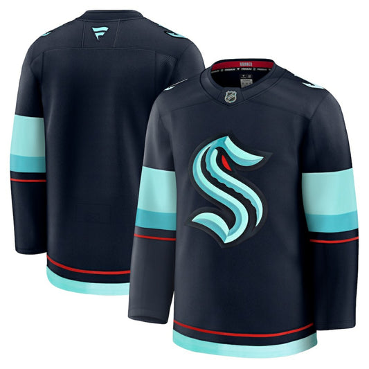 Seattle Kraken Fanatics Home Premium Jersey - Deep Sea Blue | NHL Jerseys