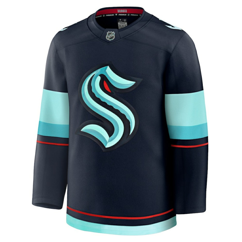 Seattle Kraken Fanatics Home Premium Jersey - Deep Sea Blue | NHL Jerseys