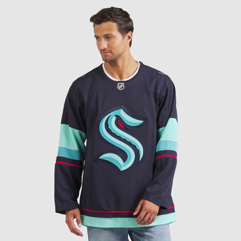 Seattle Kraken Fanatics Home Premium Jersey - Deep Sea Blue | NHL Jerseys