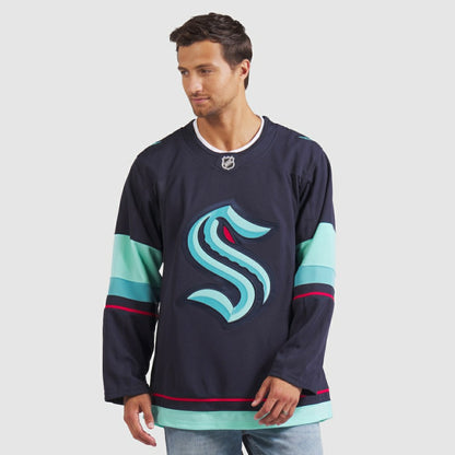 Seattle Kraken Fanatics Home Premium Jersey - Deep Sea Blue | NHL Jerseys