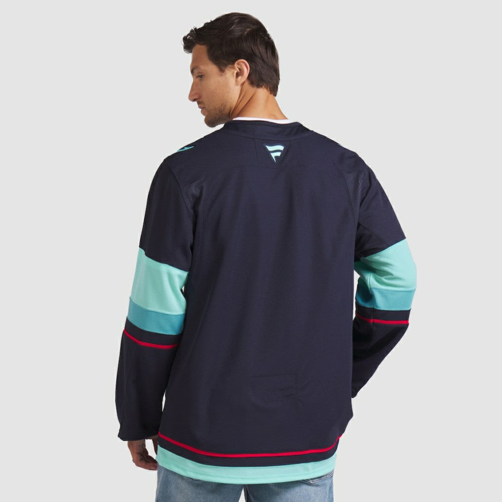 Seattle Kraken Fanatics Home Premium Jersey - Deep Sea Blue | NHL Jerseys