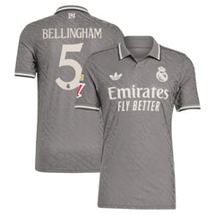 Adidas Jude Bellingham Real Madrid Originals 2024/25 Third Player Jerseys - Charcoal
