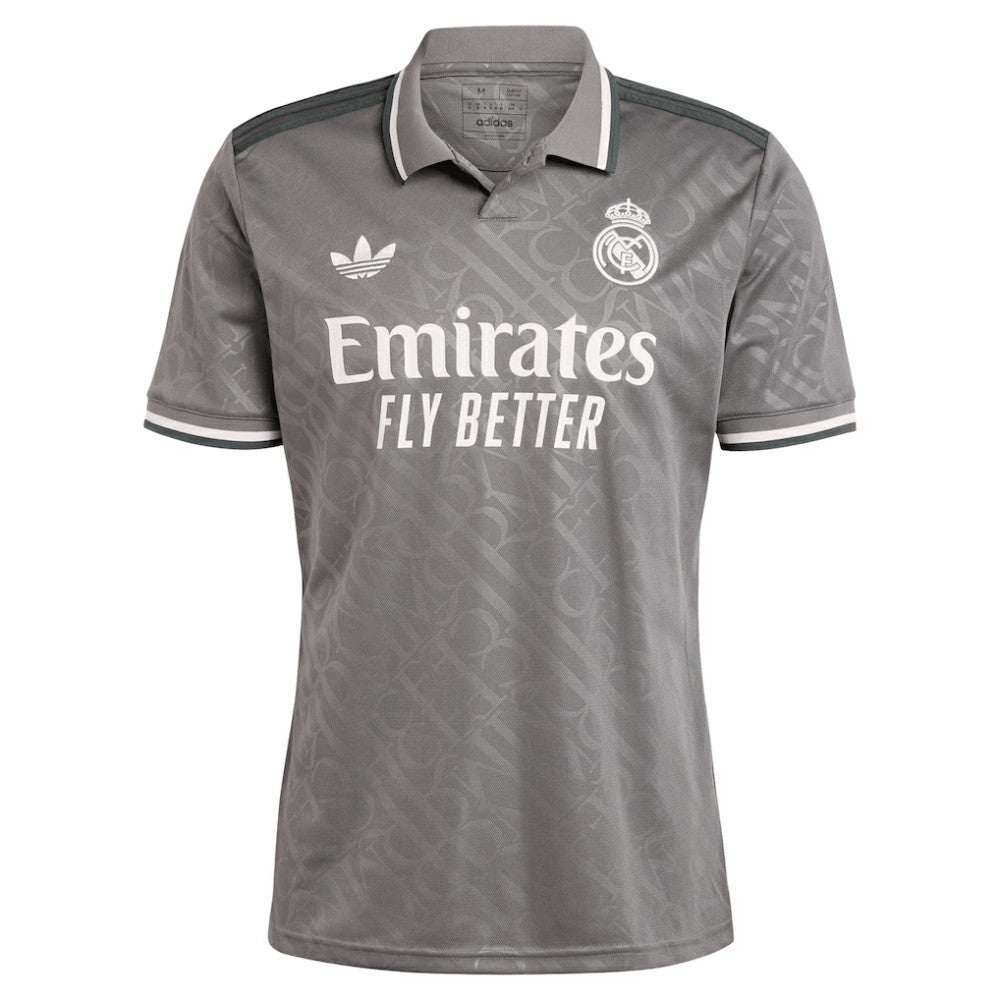 Adidas Vini Jr. Real Madrid Originals 2024/25 Third Replica Player Jerseys - Charcoal
