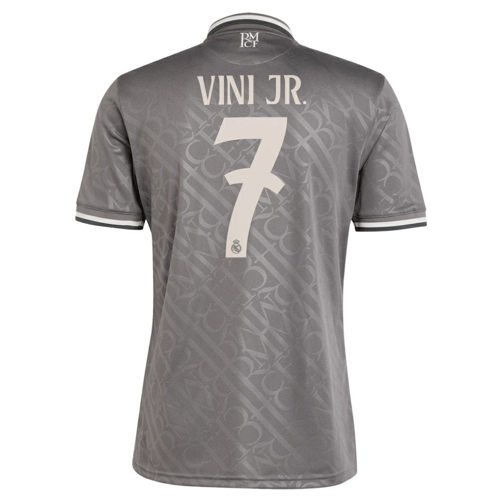Adidas Vini Jr. Real Madrid Originals 2024/25 Third Replica Player Jerseys - Charcoal