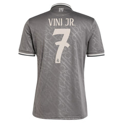 Adidas Vini Jr. Real Madrid Originals 2024/25 Third Replica Player Jerseys - Charcoal