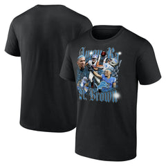Amon-Ra St. Brown Detroit Lions Notorious Player Graphic T-Shirt Black - Fanatics