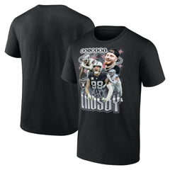 Maxx Crosby Las Vegas Raiders Notorious Player Graphic T-Shirt Black - Fanatics