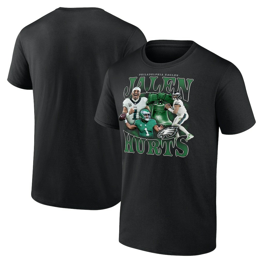 Jalen Hurts Philadelphia Eagles Notorious Player Graphic T-Shirt Black - Fanatics