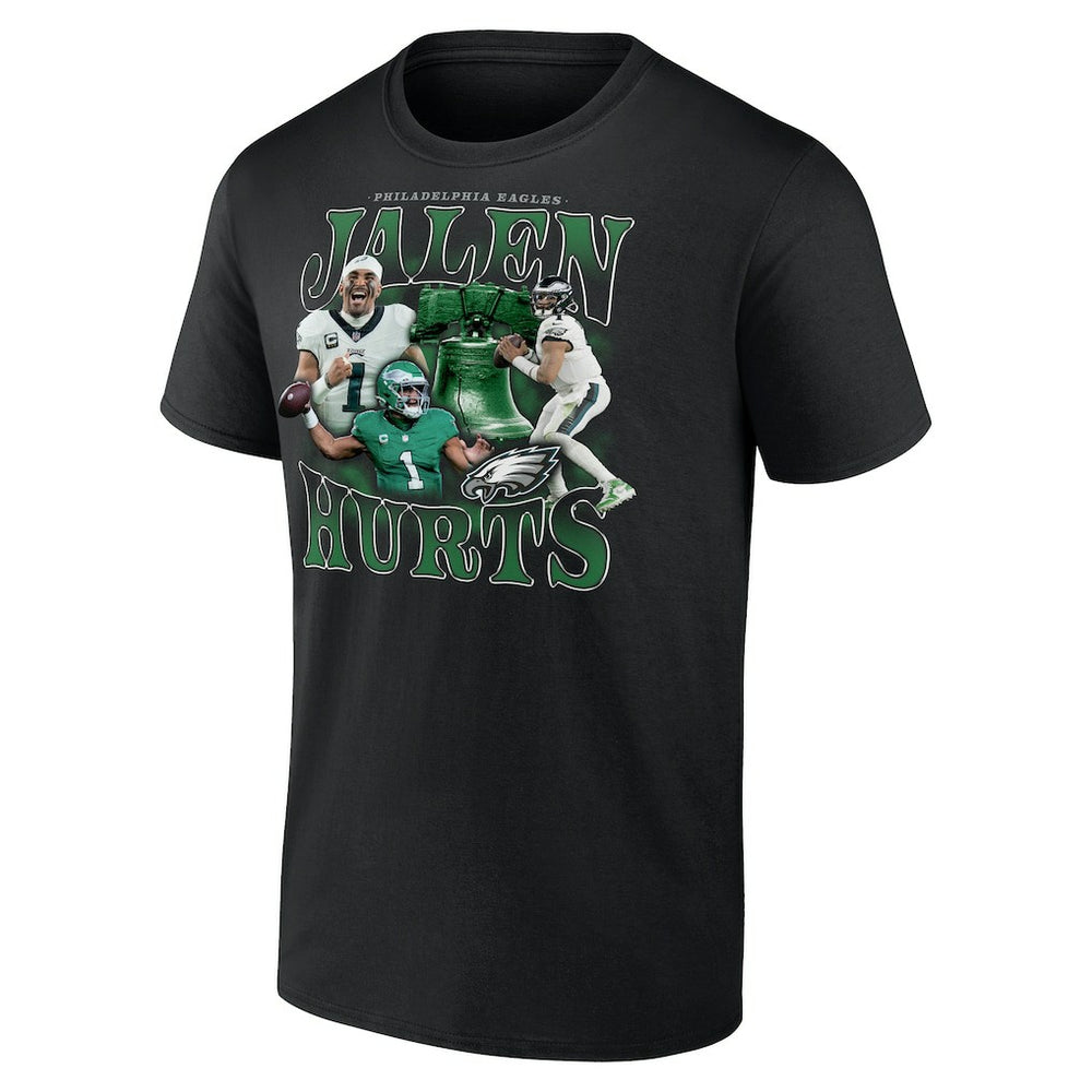 Jalen Hurts Philadelphia Eagles Notorious Player Graphic T-Shirt Black - Fanatics