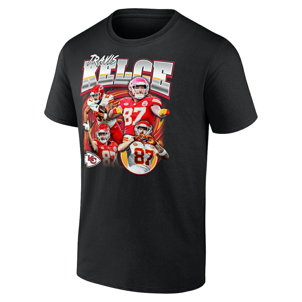 Travis Kelce Kansas City Chiefs Notorious Player Graphic T-Shirt Black - Fanatics