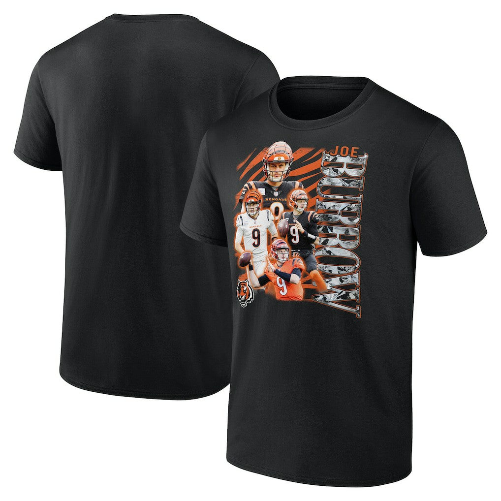 Joe Burrow Cincinnati Bengals Notorious Player Graphic T-Shirt Black - Fanatics