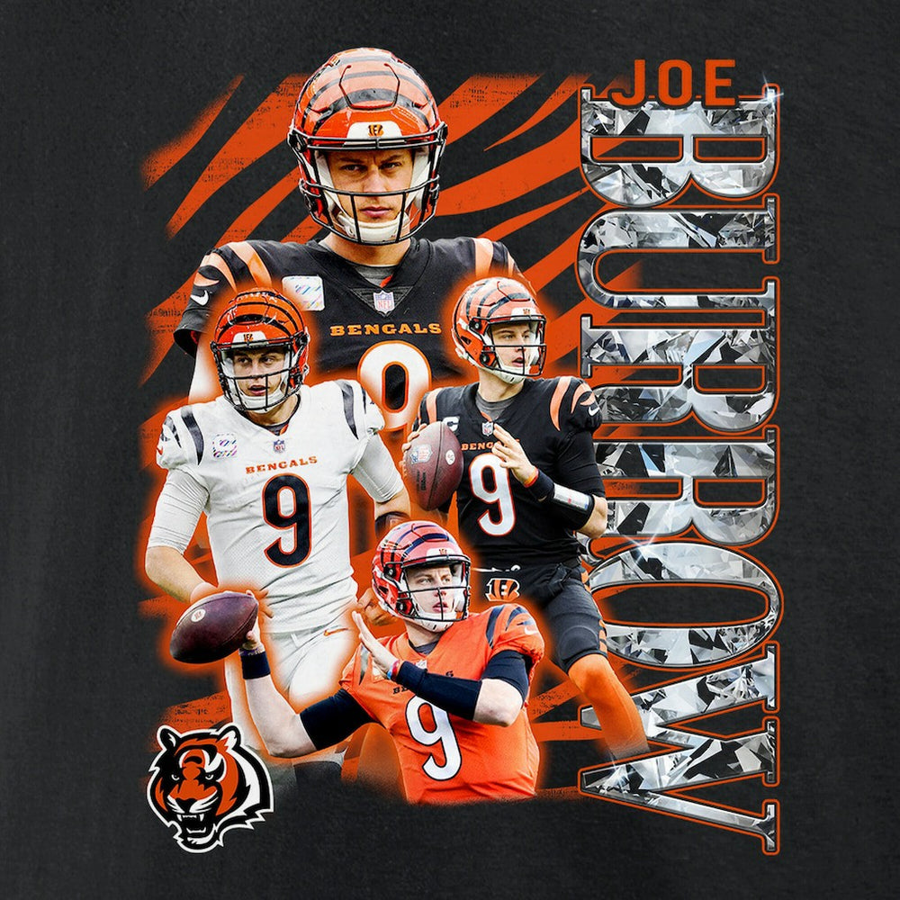 Joe Burrow Cincinnati Bengals Notorious Player Graphic T-Shirt Black - Fanatics