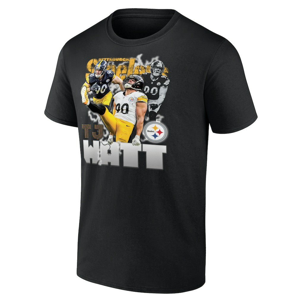 T.J. Watt Pittsburgh Steelers Notorious Player Graphic T-Shirt Black - Fanatics