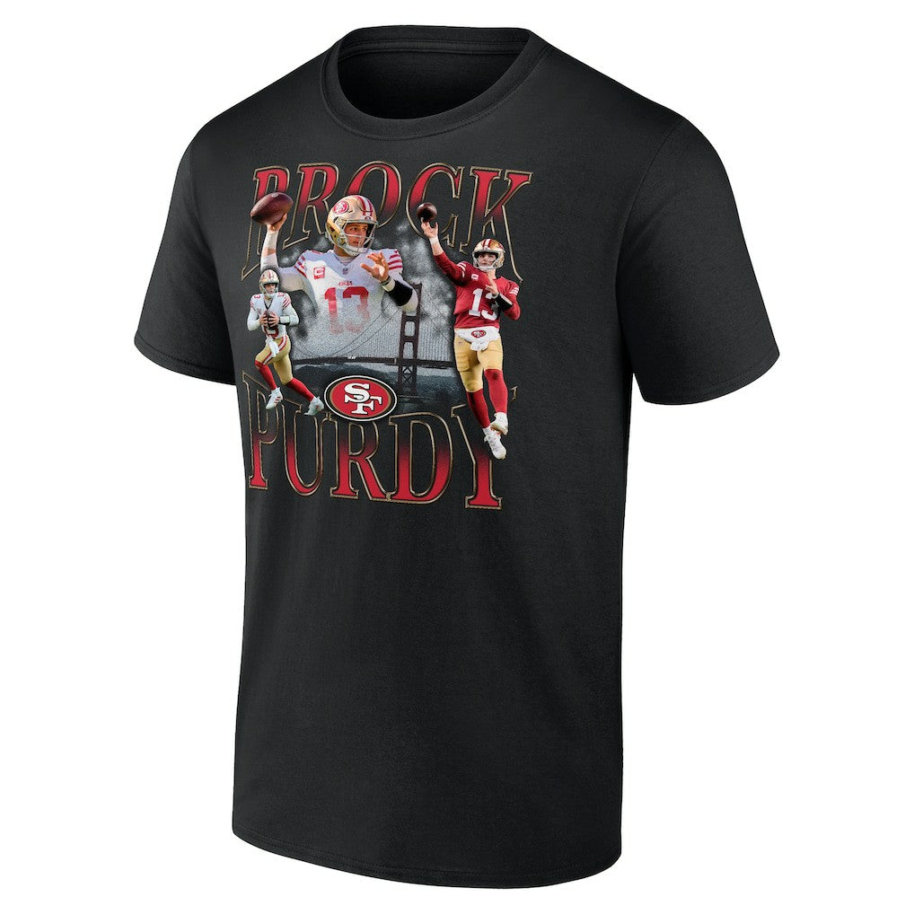 Brock Purdy San Francisco 49ers Notorious Player Graphic T-Shirt Black - Fanatics