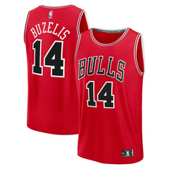 Fanatics - Matas Buzelis Chicago Bulls Fast Break Replica Player Jersey - Icon Editi- Red