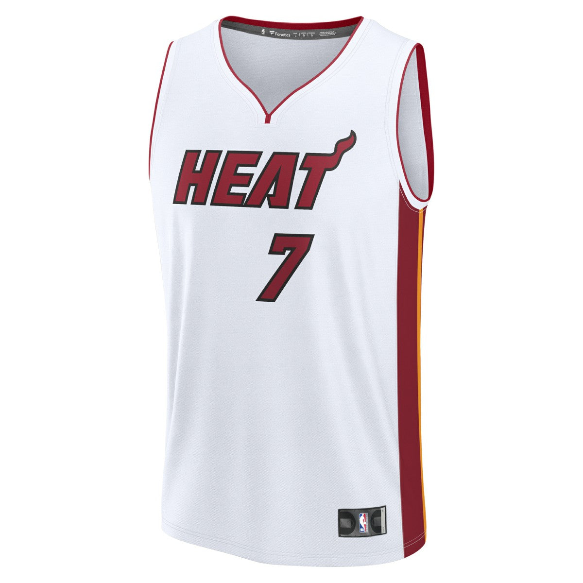 Fanatics - Kel'el Ware Miami Heat Youth Fast Break Replica Player Jersey - Association - White Edition