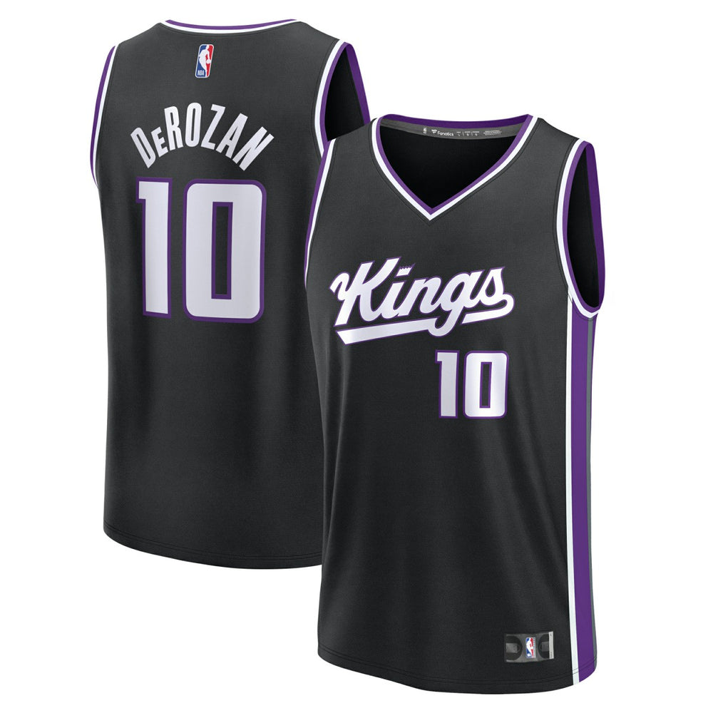 Fanatics - DeMar DeRozan Sacramento Kings Fast Break Replica Player Jersey - Icon Edition - Black