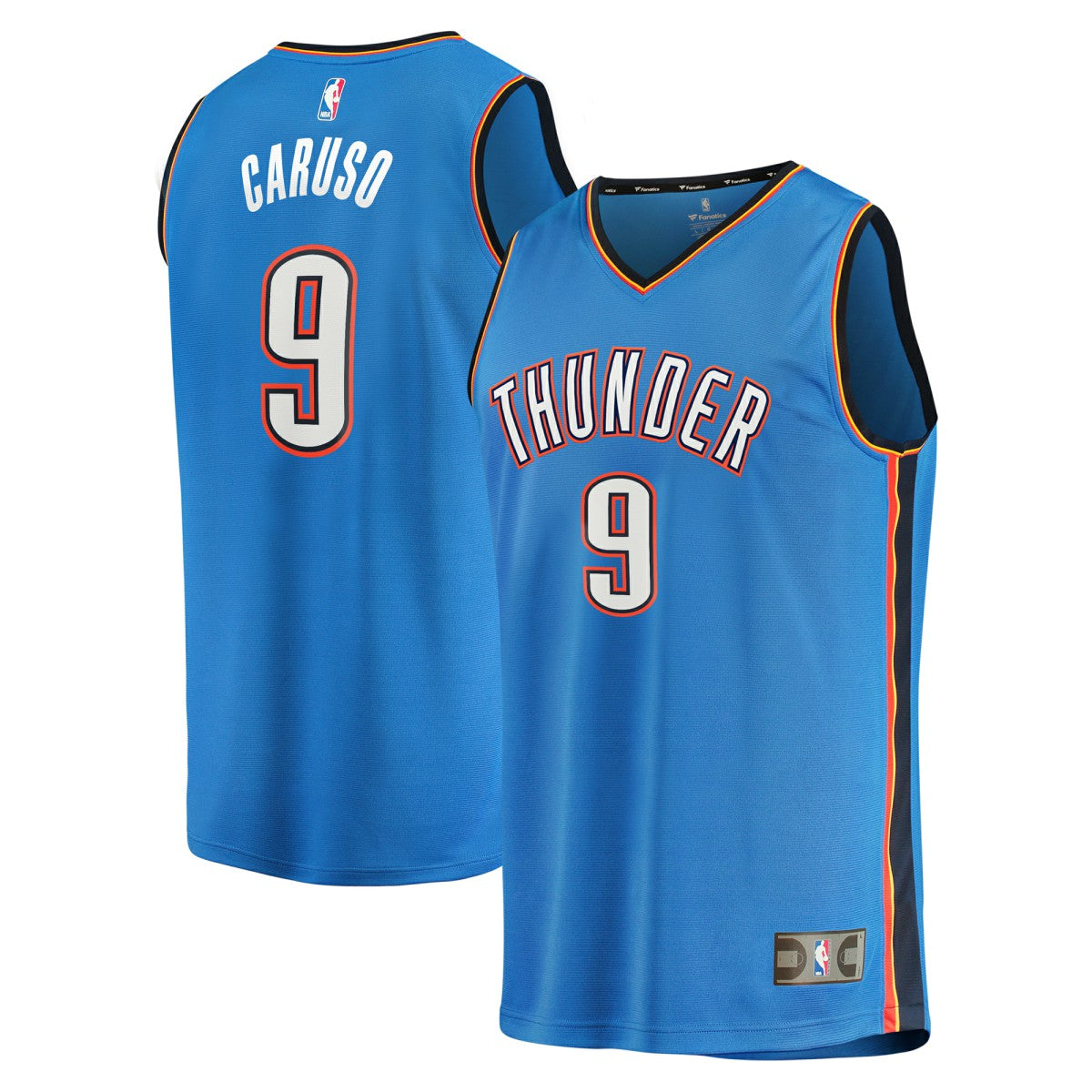 Alex Caruso Oklahoma City Thunder Fast Break Replica Player Jersey - Icon Edition - Blue | NBA Jerseys