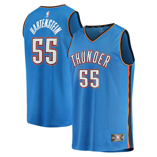 Isaiah Hartenstein Oklahoma City Thunder Fast Break Replica Player Jersey - Icon Edition - Blue | NBA Jerseys