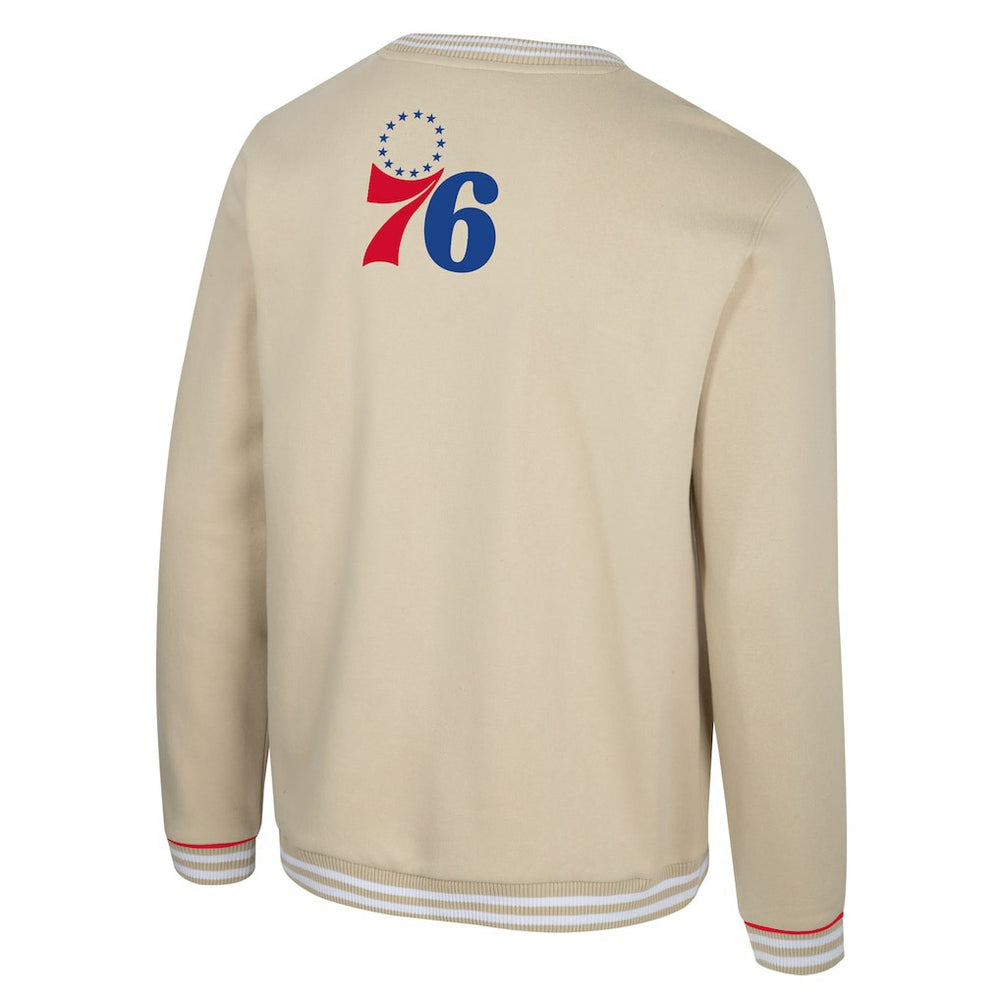 NBA - Philadelphia 76ers Stadium Essentials Unisex Halftime Pullover Sweatshirt - Natural