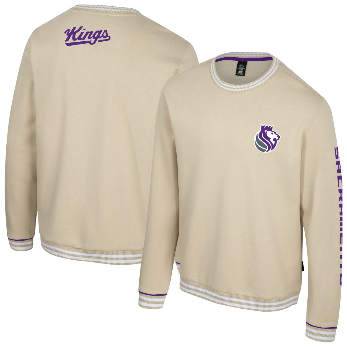 NBA - Sacramento Kings Stadium Essentials Unisex Halftime Pullover Sweatshirt - Natural