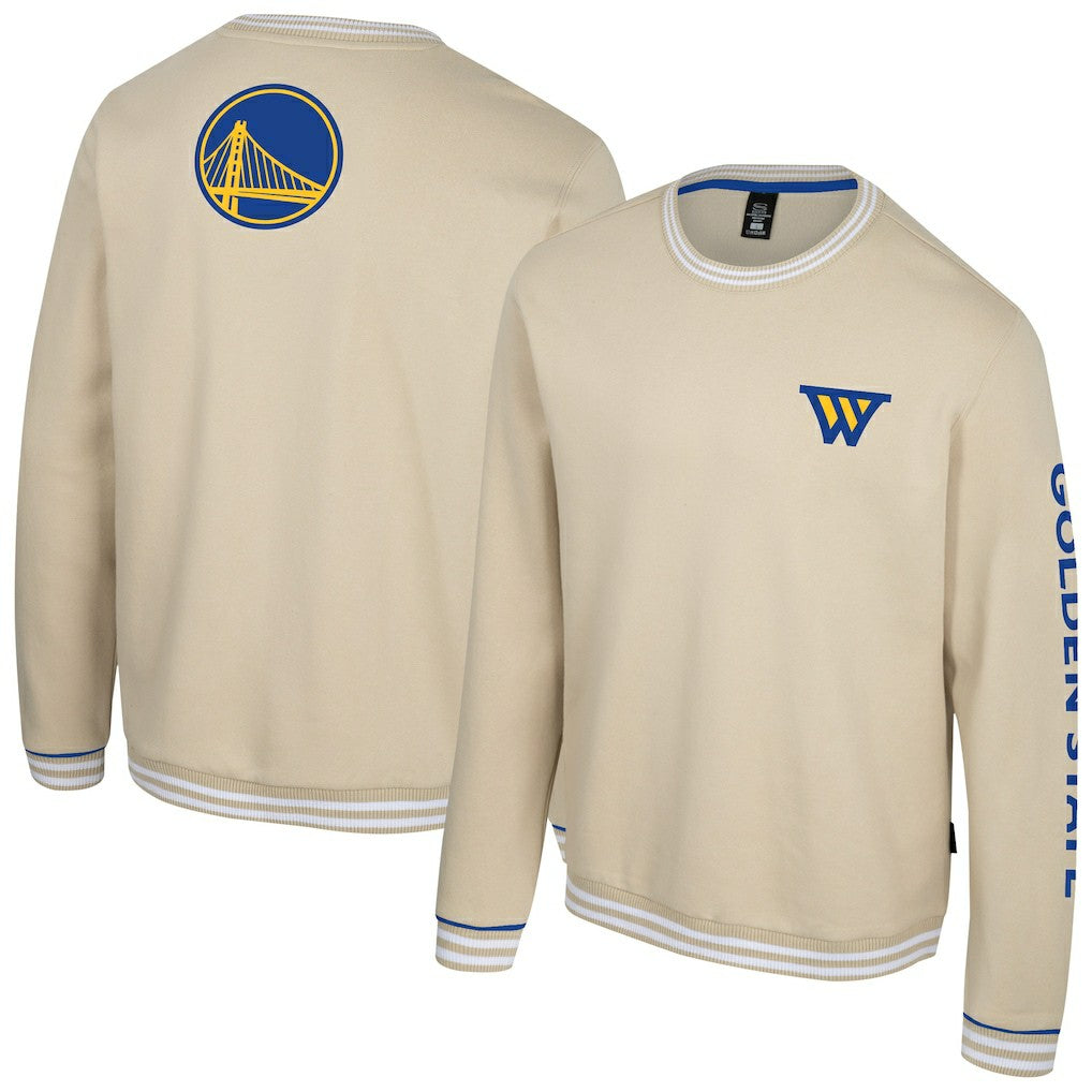 NBA - Golden State Warriors Stadium Essentials Unisex Halftime Pullover Sweatshirt - Natural