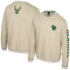 NBA - Milwaukee Bucks Stadium Essentials Unisex Halftime Pullover Sweatshirt - Natural