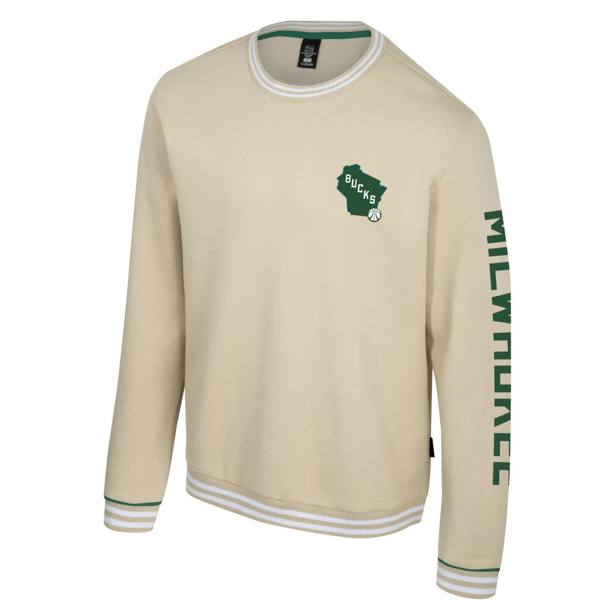 NBA - Milwaukee Bucks Stadium Essentials Unisex Halftime Pullover Sweatshirt - Natural