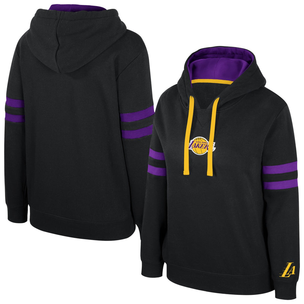 NBA - Los Angeles Lakers Stadium Essentials Women's Road Game Pullover Hoodie - Black