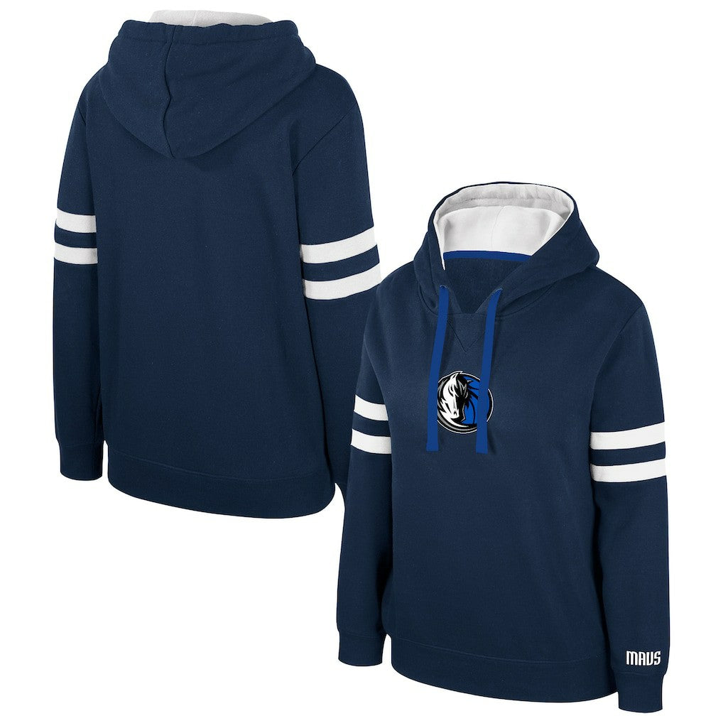 NBA - Dallas Mavericks Stadium Essentials Women's Road Game Pullover Hoodie - Navy