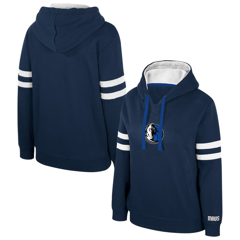 NBA - Dallas Mavericks Stadium Essentials Women's Road Game Pullover Hoodie - Navy