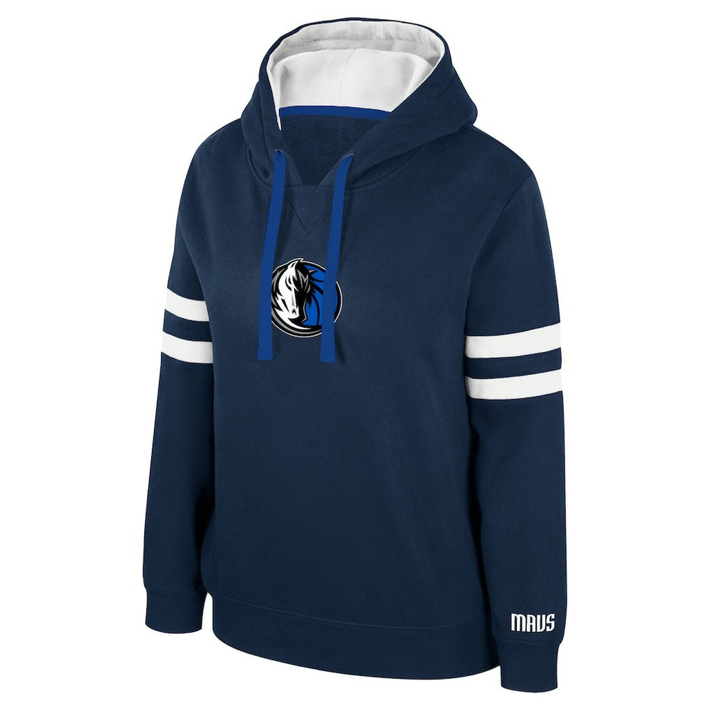 NBA - Dallas Mavericks Stadium Essentials Women's Road Game Pullover Hoodie - Navy