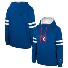 NBA - Philadelphia 76ers Stadium Essentials Women's Road Game Pullover Hoodie - Royal